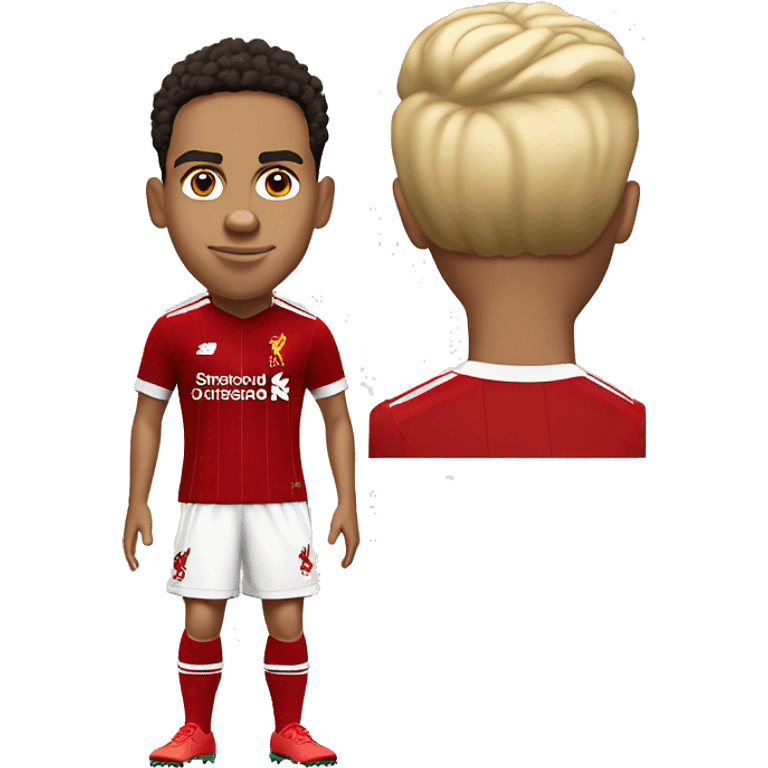 trent alexander arnold full body in a liverpool kit emoji