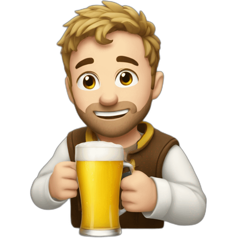 squeezie drinking beer emoji