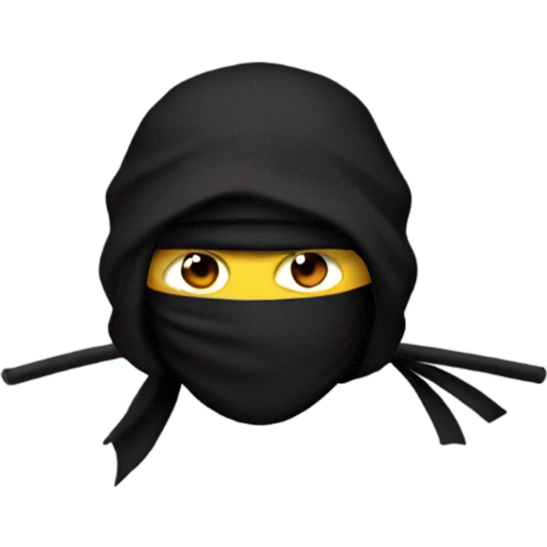 ninja in black emoji