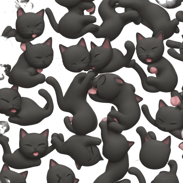 kissing cat blac emoji