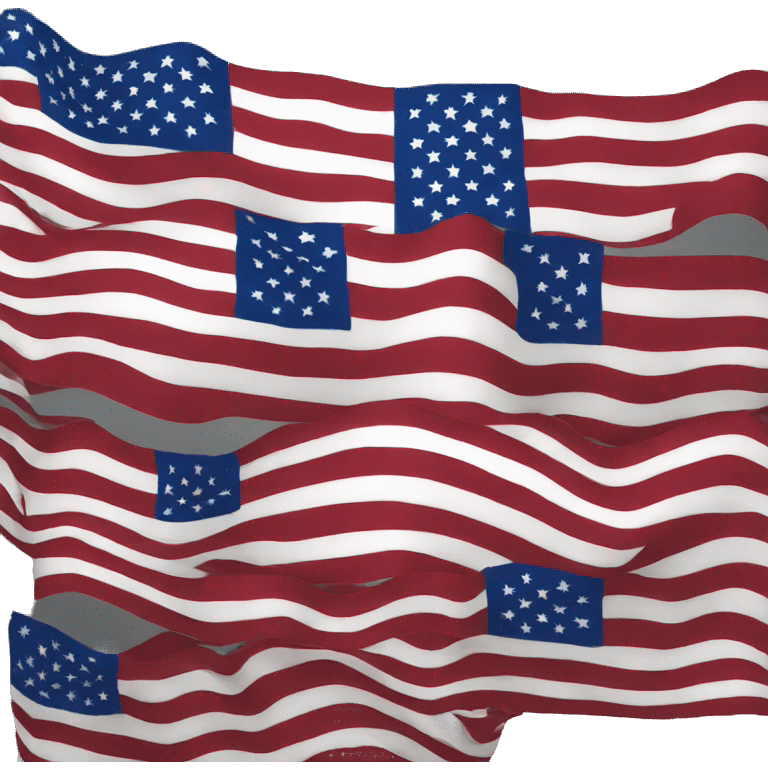 america flag 3d emoji