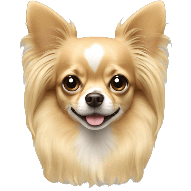 blonde long haired chihuahua emoji