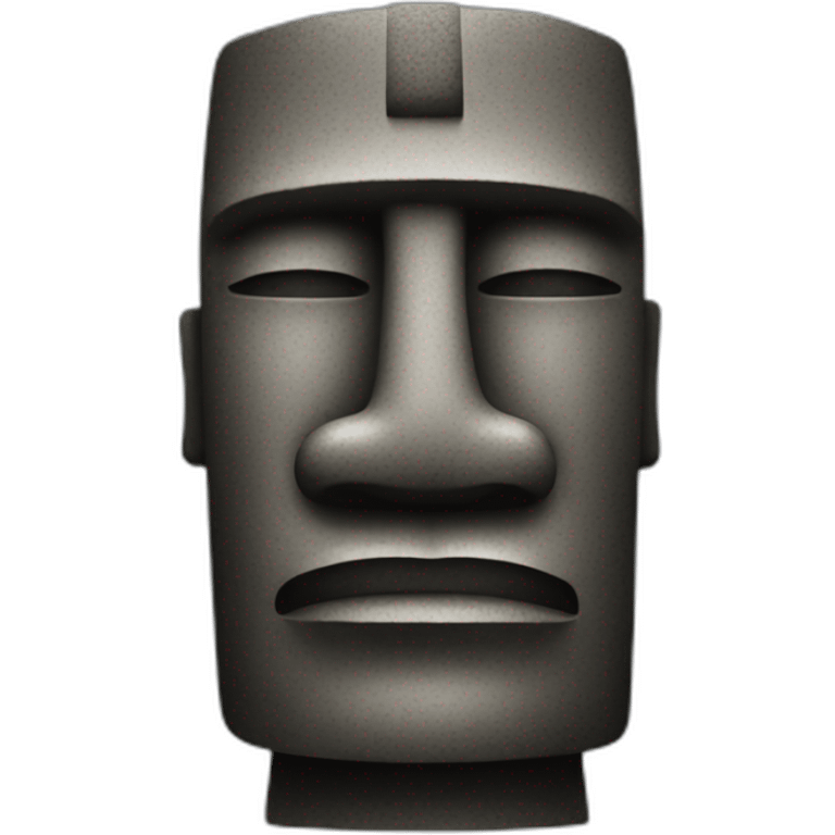 moai statue emoji