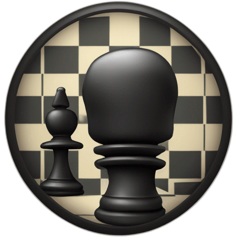 black Chess Pawn emoji