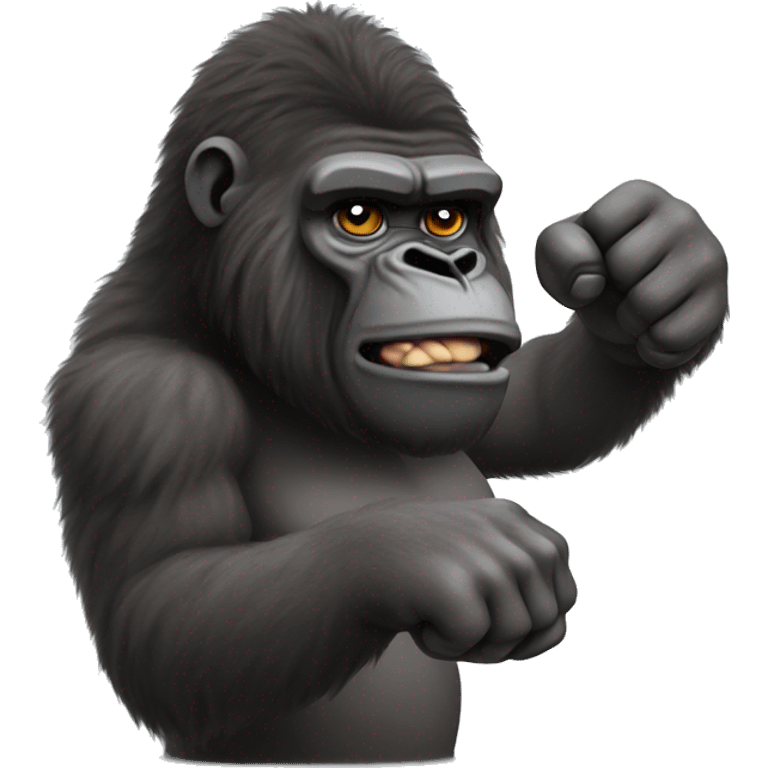 hairy gorilla hand thumbs down emoji