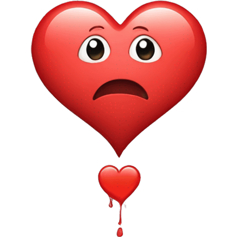 Heart with text I love you emoji