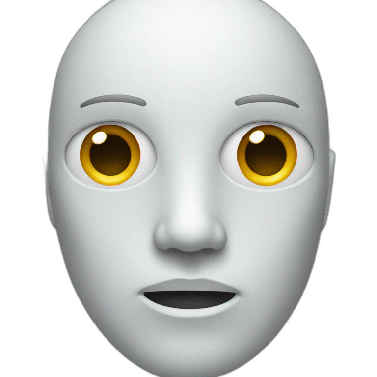 simple robot face emoji