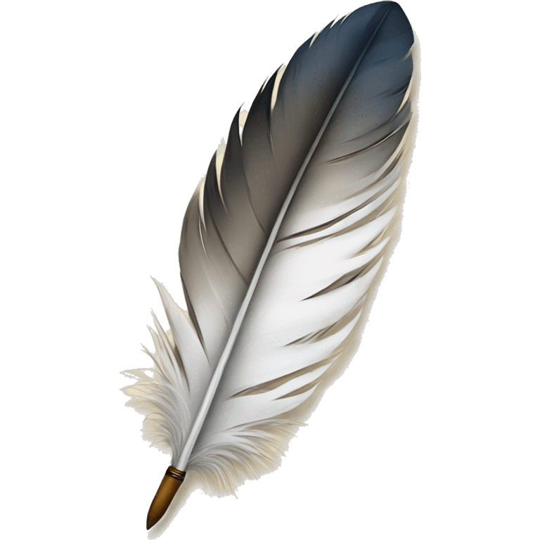 feather writing on paper emoji