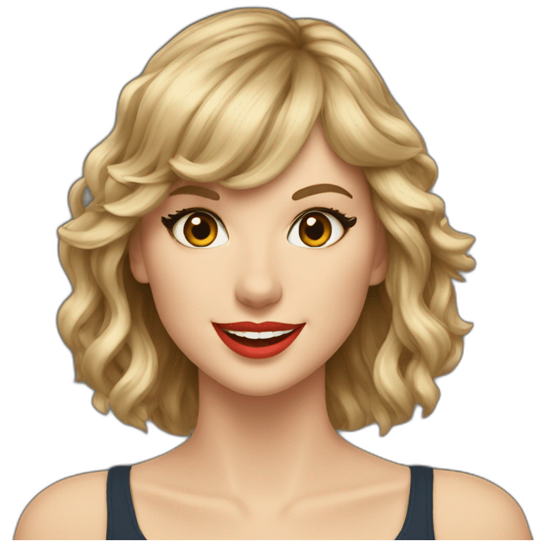 Taylor Swift is smile emoji