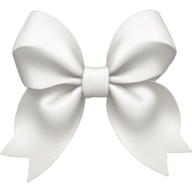 White bow  emoji