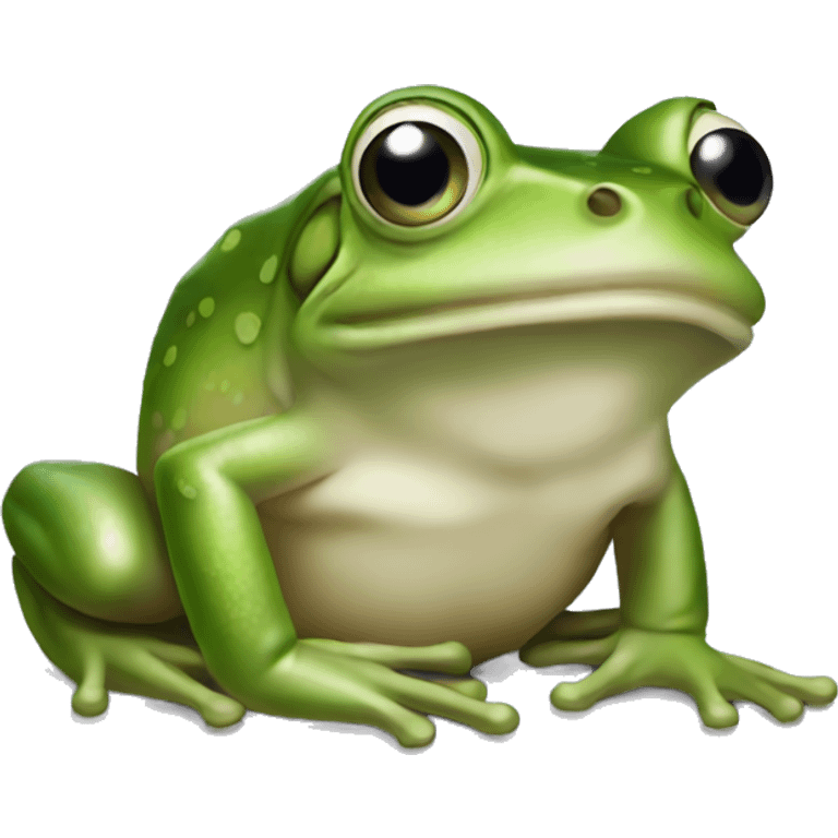 white-lipped frog emoji