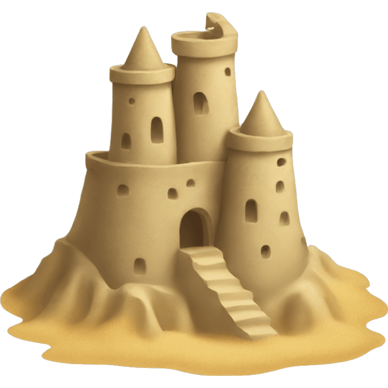 sandcastle emoji