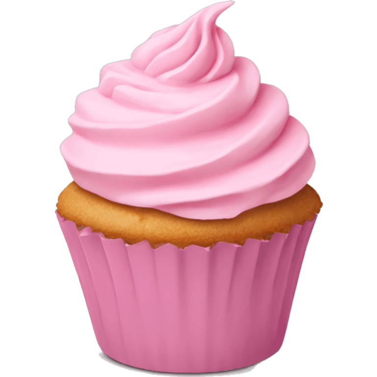 pastel pink cupcake emoji