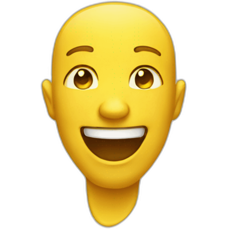 Neutral face Yellow laugh emoji