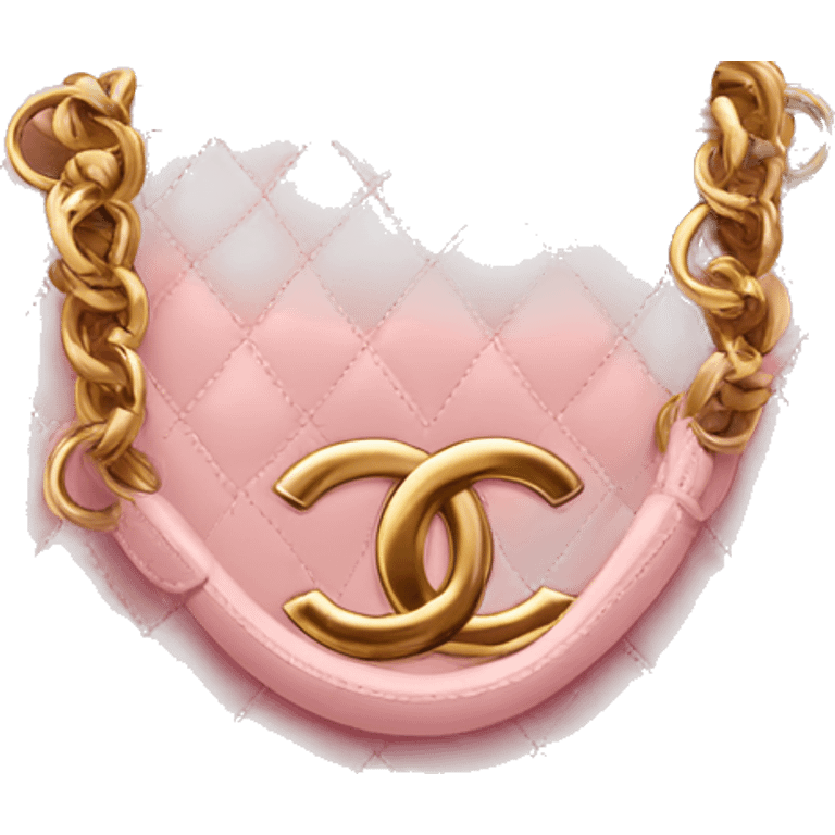 Light pink Chanel bag emoji