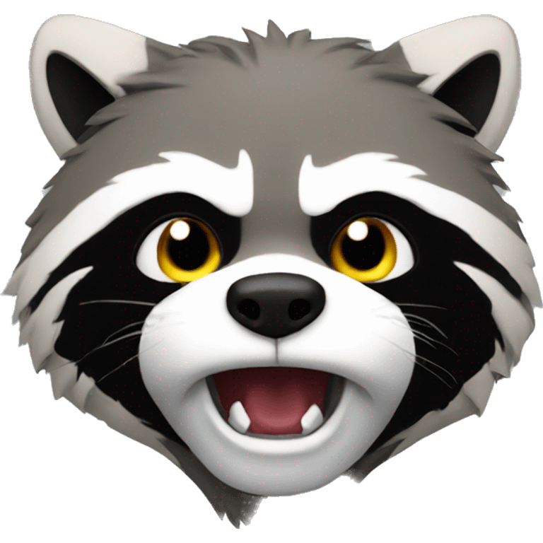 trash panda headbang emoji