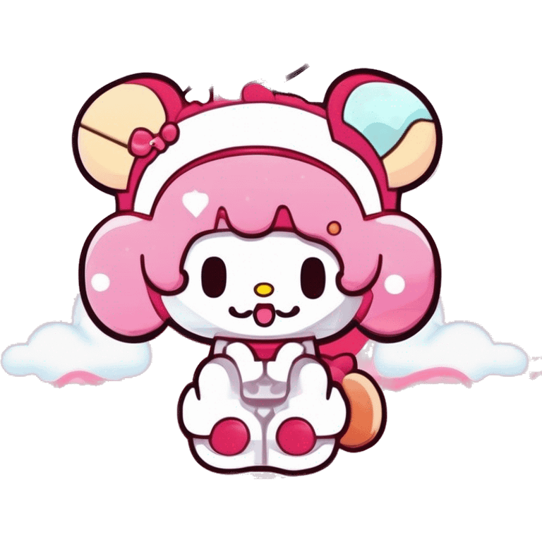 MY Melody hello kitty emoji