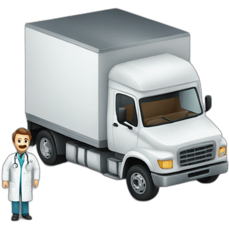 doctor house huge lorry emoji