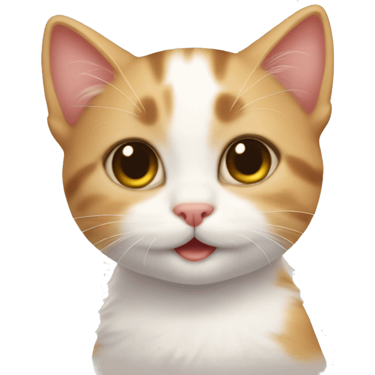 Cute Kitten best friends emoji