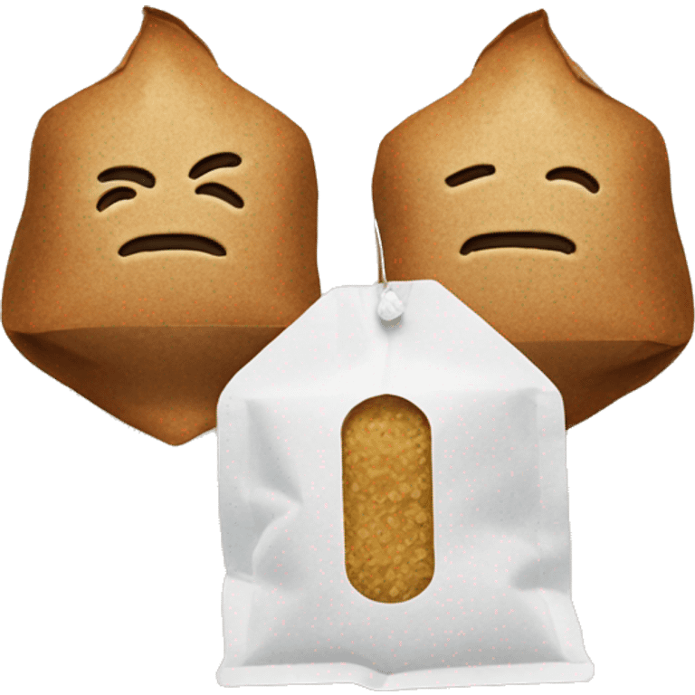 two teabags emoji