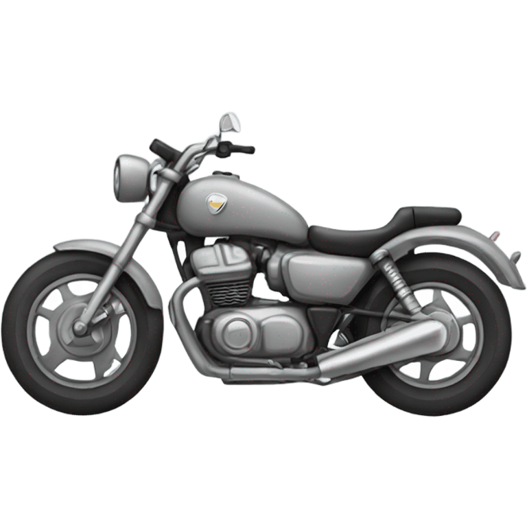 grey motorcycle emoji