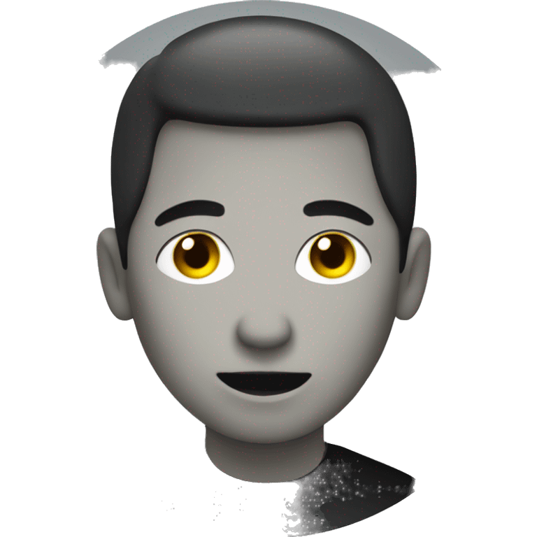 zkm man in a black circle emoji