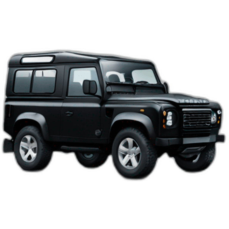 thenew landrover defender black emoji