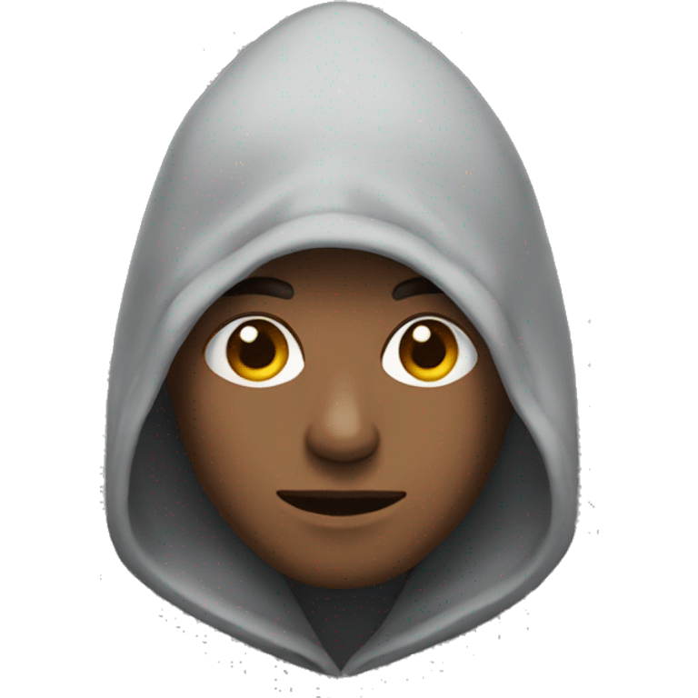 A man with hoodie emoji