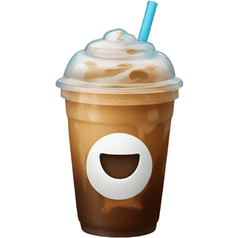 Iced coffee emoji