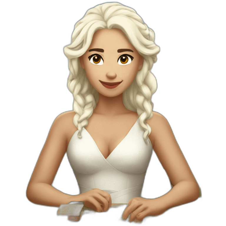 daenerys plays catan emoji