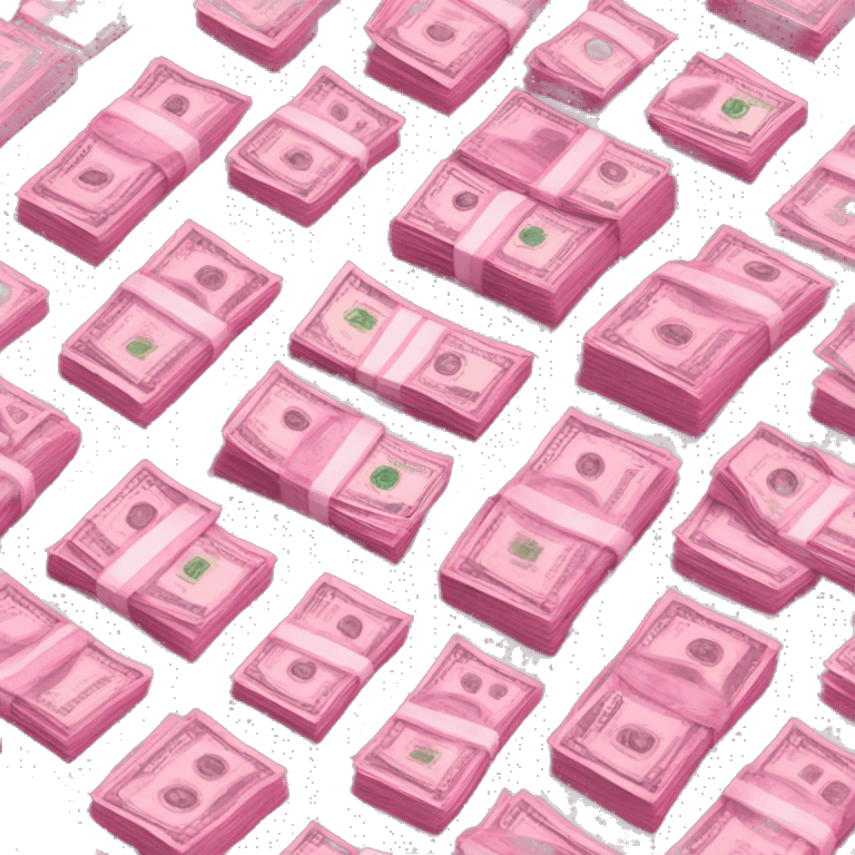 Pink money emoji