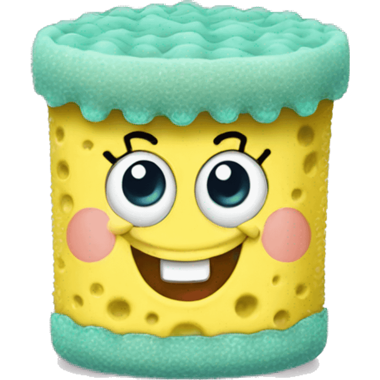 cute baby sponge bob emoji