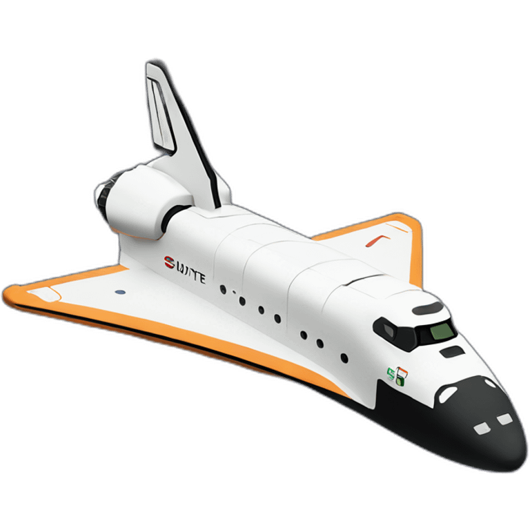 Shuttle with scuence beaker emoji