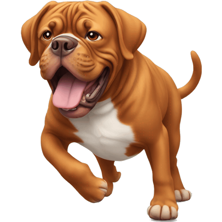 French mastiff dancing  emoji