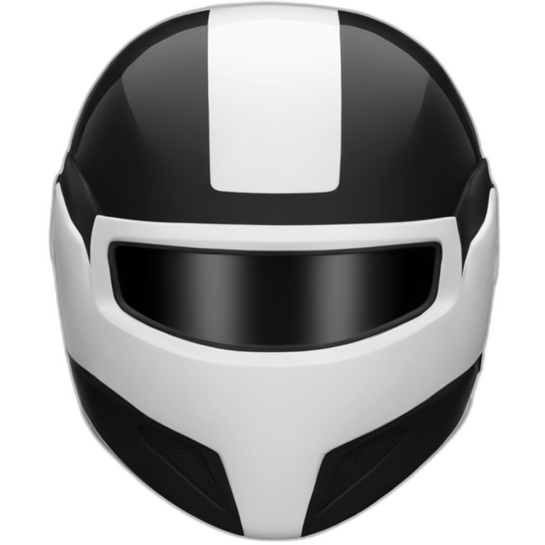 The Stig con casco negro emoji