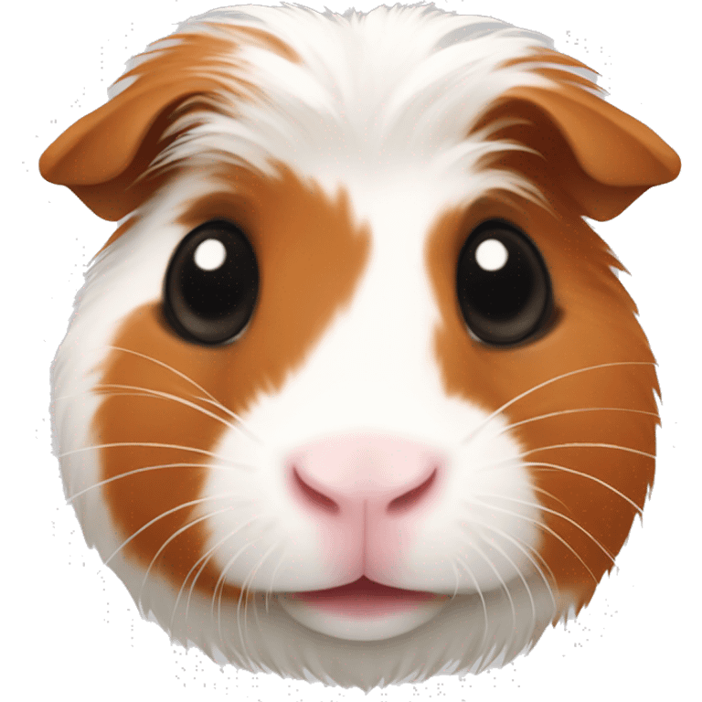 guinea pig white and red emoji