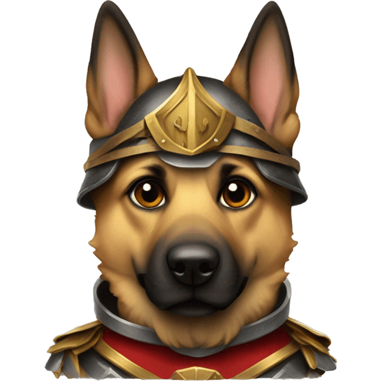 German Sheppard knight emoji