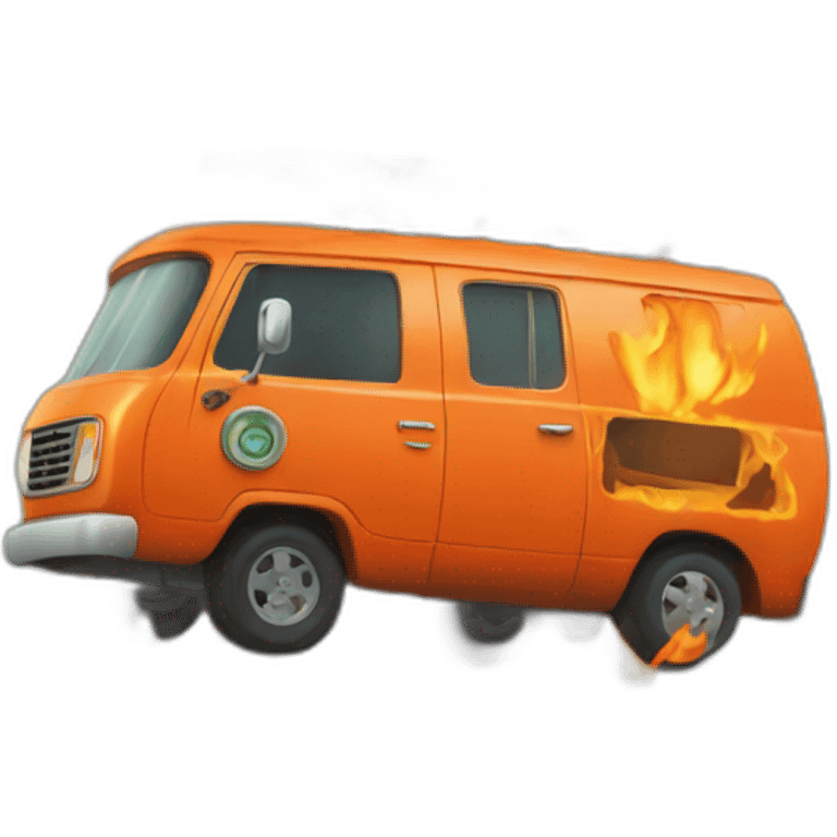 fire mystery machine emoji