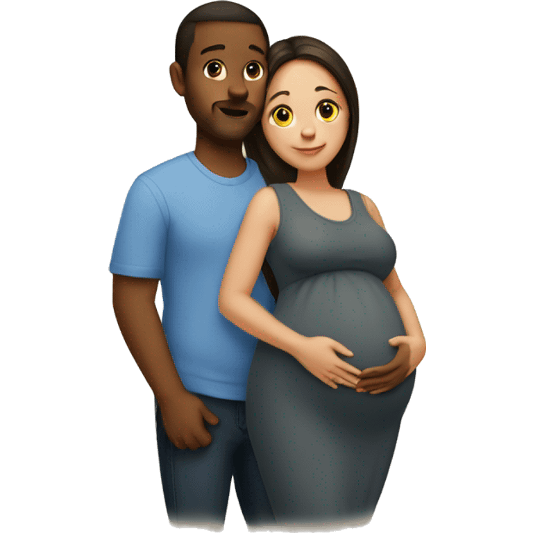 Pregnant couple emoji