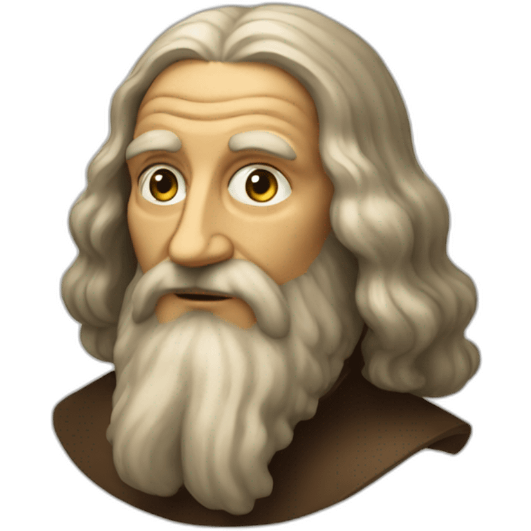 Leonardo da vinci emoji