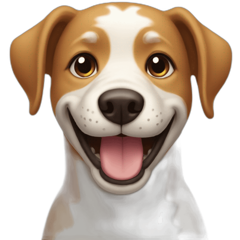 dog smiling emoji