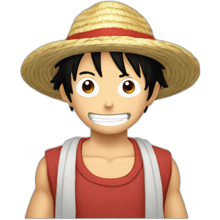 Luffy emoji style emoji