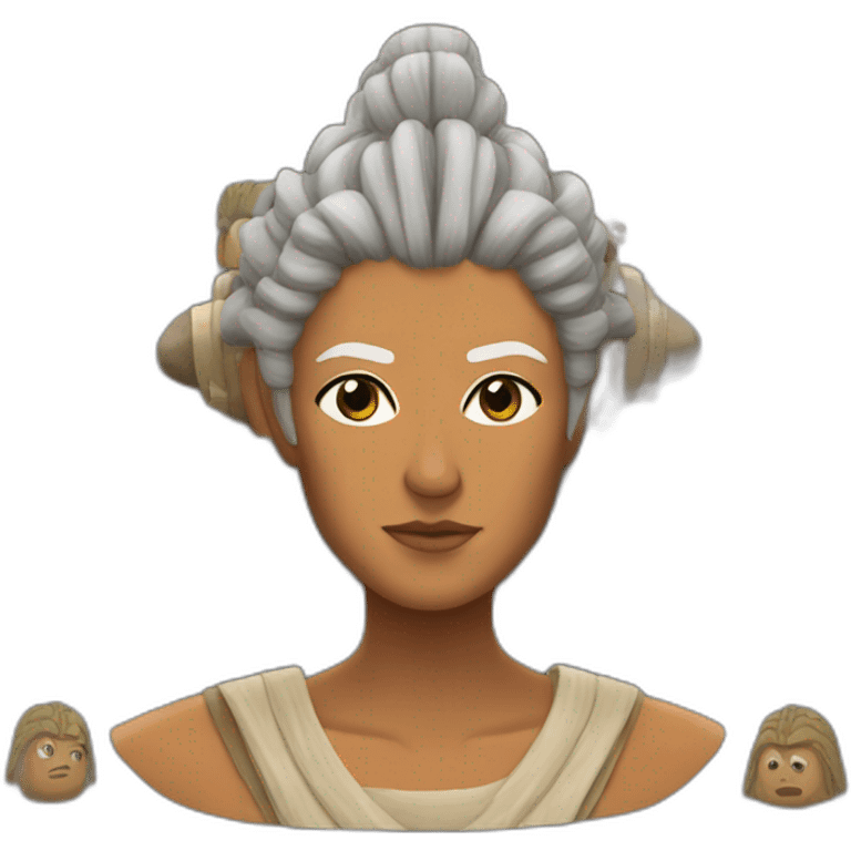 Ashoka tano from star wars emoji