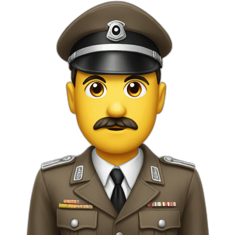 hitler avec son costume emoji