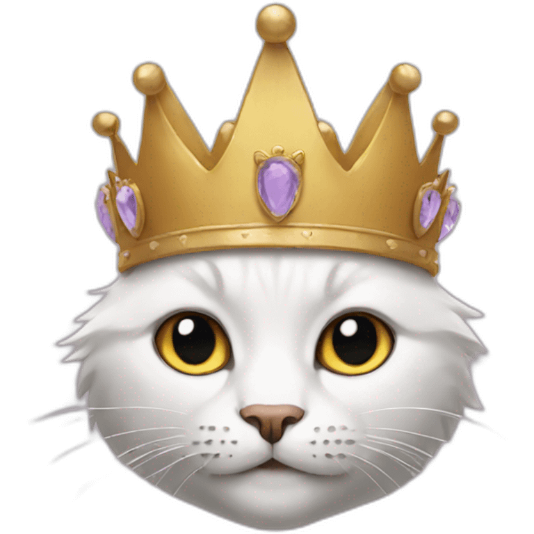 cat crown emoji