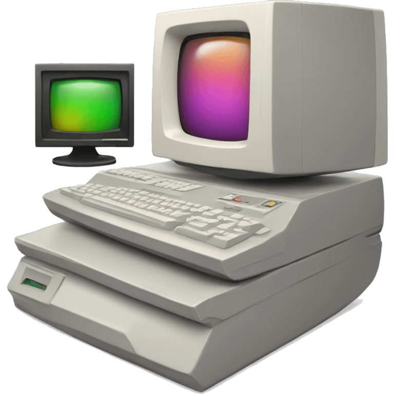 80's computer emoji