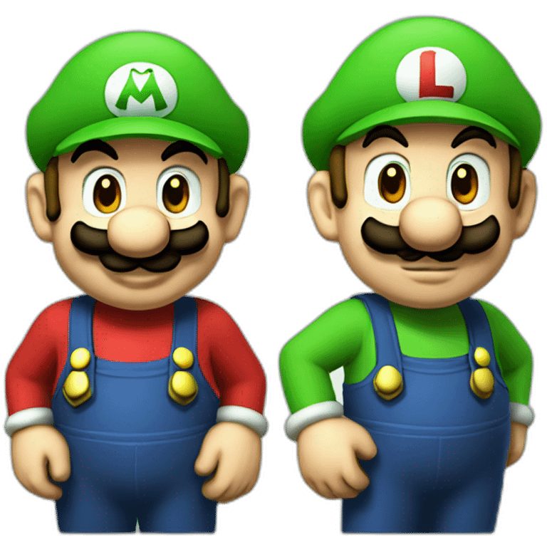 Mario and luigi emoji