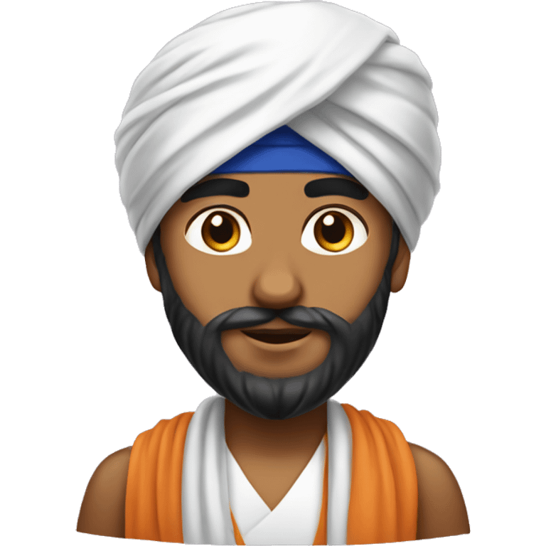 sikh boy with full size turban emoji