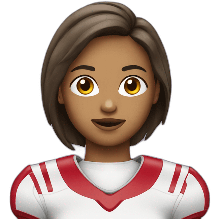 Fille football emoji