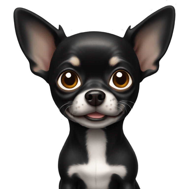 Black chihuahua emoji